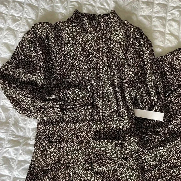 Flynn Skye Magnolia floral mock neck maxi dress in blush Pearl - Picture 13 of 13